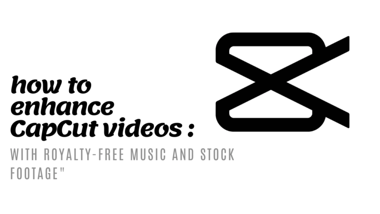 Level Up Your Capcut Videos with Cool Royalty-Free Music and Stock Footage